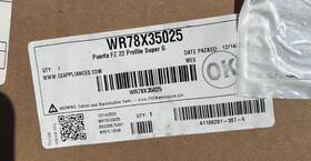 Wr78x35025 Ge Appliances Puerta Fz22 Freezer Door Profile Super G Refrigerator Panel New