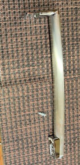 Xts18gshnrss Ge / Crosley 239d1708p002 Refrigerator Door Handle Stain Less St From Model #