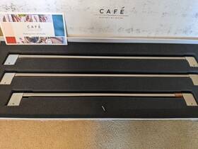 Cxlb3h3pmss Ge Cafe Refrigerator Handle Kit - Brushed Stainless