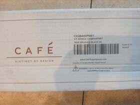 Cxqbh4pnbt Ge Cafe Refrigeration Handle Kit True Brushed Black Ss Stainless