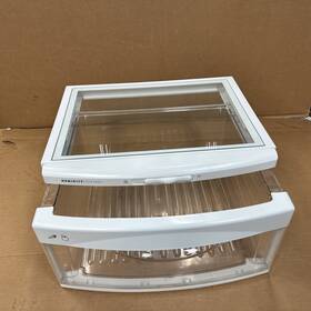 Gsc23ksta Ge Fresh Produce Drawer With Cover And Glass Insert For Middle