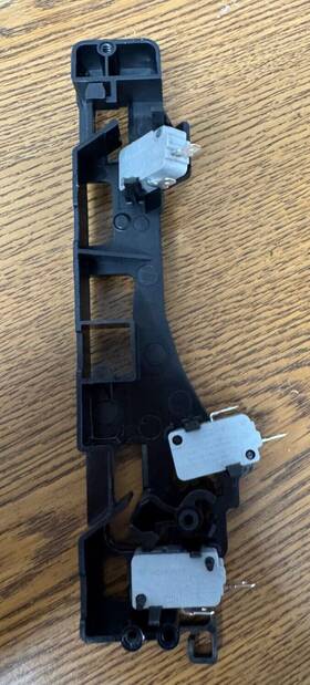 Jes1657dm2ww Ge Oem Microwave Latch Bracket Assembly For Open Box Jes1657dm2ww Ge Oem Microwave Latch Bracket Assembly For Open Box