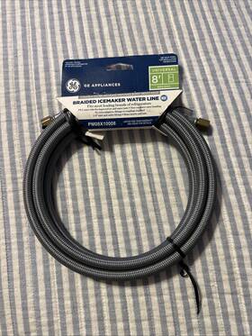 Pm08x10008 Ge 8ft Universal Braided Pex Icemaker Water Line