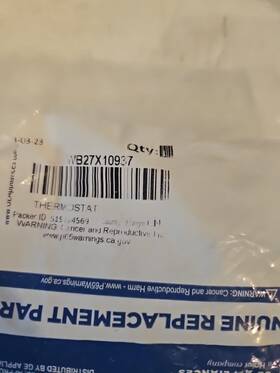 Wb27x10937 Ge Genuine Replacement Part Microwave Thermostat