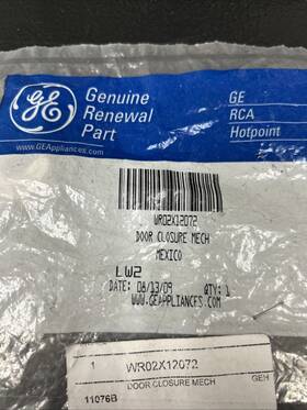 Wr02x12072 Ge Refrigerator Door Closure G1g