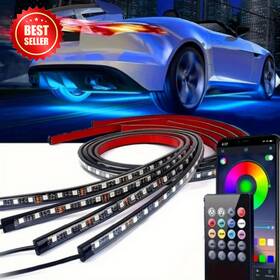 Wr08x10025319nfbyy Ge Car Underglow Neon Strip Lights Rgb 8 Color Music Mode With App/remote Control F Wr08x10025319nfbyy Ge Car Underglow Neon Strip Lights Rgb 8 Color Music Mode With App/remote Control F