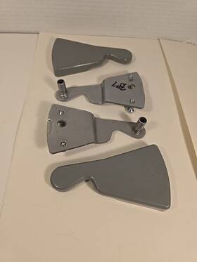 Wr13x10214 Ge Inch P Series Refrigerator Pair Of Door Hinges And Covers Part #