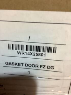 Wr14x22797 Ge Wr14x25801 Oem Refrigerator Gasket Door Fz Wr14x22797. 322 Wr14x22797 Ge Wr14x25801 Oem Refrigerator Gasket Door Fz Wr14x22797. 322
