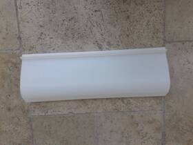 Wr17x10725 Ge Refrigerator Light Shield Oem