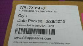 Wr60x20871 Ge Wr17x31476 - Refrigerator Condenser Fan Motor