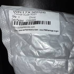 Wr17x36026 Ge Ice Funnel Guide Assembly-new In Sealed Package-oem