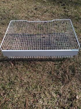 Wr21x10241 Ge Oem Refrigerator Upper Freezer Basket Metal Mesh Assembly