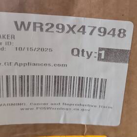 Wr29x47948 Ge Ice Maker Assembly Refrigerator Replacement Part Wr29x47948 Ge Ice Maker Assembly Refrigerator Replacement Part