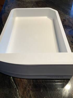 Wr30x10128 Ge Refrigerator Ice Bucket Bin White Wr30x10128 Ge Refrigerator Ice Bucket Bin White