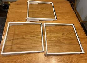 Wr32x31967 Ge Refrigerator Shelves Lot Of 3 Wr32x31967 Ge Refrigerator Shelves Lot Of 3