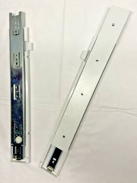 Wr72x10064 Ge Wr49x10145 Refrigerator Lh And Rh Freezer Basket Slide With Spacer