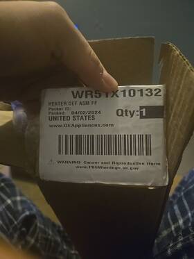 Wr51x10132 Ge Refrigerator Defrost Heater - Brand New