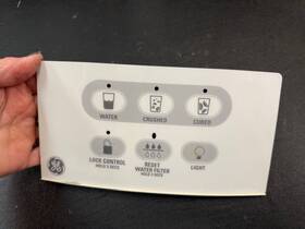 Wr55x10518 Ge Hotpoint Refrigerator White Dispenser Electronic Control Board