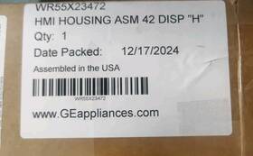 Wr55x23472 Ge New Oem Refrigerator/freezer Hmi Housing Assembly