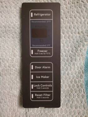 Wr55x39248 Ge Refrigerator Control Board Dark Grey Part #