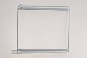 Wr71x10088 Ge Refrigerator Pan Shelf Frame Only White Oem Open Box