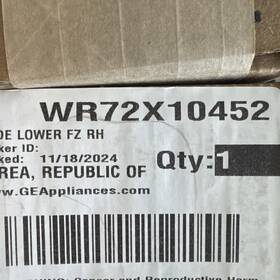 Wr72x10452 Ge Refrigerator Drawer Rail Guide Oem Genuine Hotpoint Fast Shipping Wr72x10452 Ge Refrigerator Drawer Rail Guide Oem Genuine Hotpoint Fast Shipping