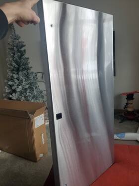 Wr78x31903 Ge Refrigerator Door Outer Panel Assembly In Good Condition See Pics