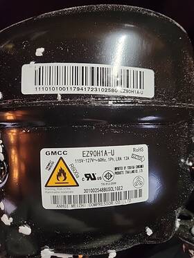 Wr87x31026 Ge Refrigerator Compressor