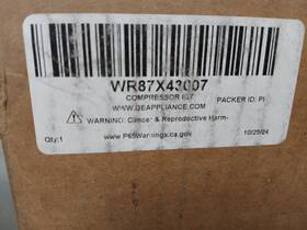Wr87x43007 Ge Wr87x43005 Oem Refrigerator Compressor Service Kit