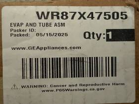 Wr87x47505 Ge Oem Refrigerator Evaporator Assembly