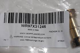Wr97x31246 Ge Genuine Oem Refrigerator Lokring Brass Connector 8mm X 7mm