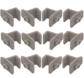 Geex Depot 445008697686 Replacement Shelf Clips For Turbo Air Freezers And Refrigerators Gray Plastic She