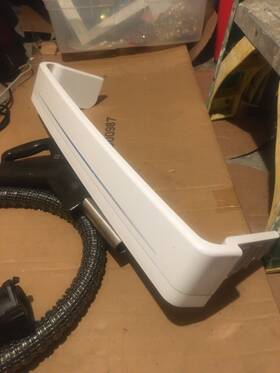 200d3981p003 General Electric Ge Refrigerator Freezer Door Bin Retainer Shelf White Blue