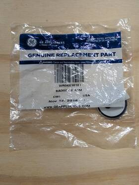 Wr04x10181 General Electric Ge Nameplate Oem Genuine Factory Sealed New