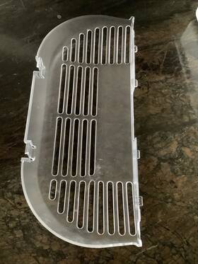 Wr17x12671 General Electric Ge Refrigerator Light Lens Cover Oem