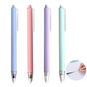 Gincevhy 793127225240 4 Pcs Morandi Color Retractable Paper Cutter Pen Craft Art Ceramic Blade Sa