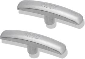 Globiz 445006571506 2 Pack Rv Waste Water Dump Valve Handles Replacement Metal 1.5 Inch 3 Silver