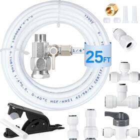 Haochen 445032624627 Refrigerator Water Line Kit - Food Grade Fridge Ice Maker Installation
