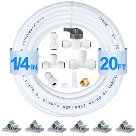 Haochen 744933763211 Safe Ice Maker/refrigerator Water Line Kit Fridge Connection And