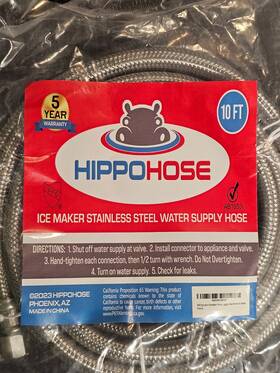94101-120 Hippohose Qty 3 10ft Universal Fit To All Icemaker Water Supply Line