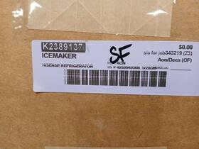 Hisense K2389137 Oem Refrigerator Ice Maker