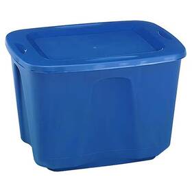 6618grrb.08 Homz Stack And Nest Storage Tote With Lid 18 Gal 23-1/2 In L X 17-1/2 W 15-1/2