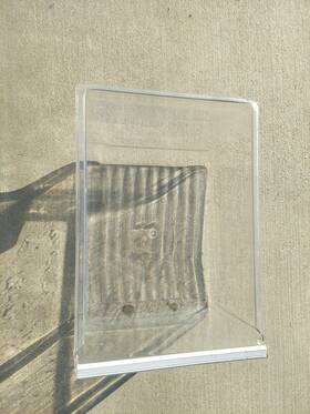 Wr32x1326 Hotpoint Hotpoint/ Ge Refrigerator Crisper Drawer Clear Part #