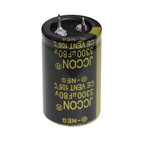 Huaban 703764047693 3 Pieces 80v 3300uf 2 Pin Solder Snap-in Terminal Electrolytic 80v3300uf