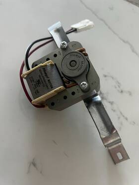 Hy6025u120ht Huayi Refrigerator Evaporator Fan Motor 120v 60hz With Mount Bracket