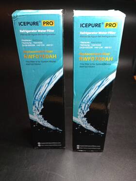 Rwf0700ah Icepure New Sealed Lot Of 2 Pro Replacement Refrigerator Water Filter
