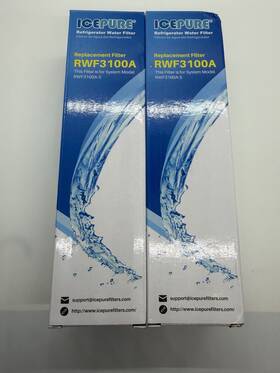 Rwf3100a Icepure Lot Of 2 Brand New And Sealed Ice Pure Refrigerator Replacement Filters