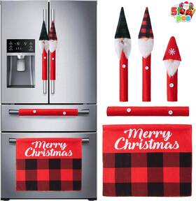 Inc 0840332664170 Christmas Refrigerator Handle Covers Set Of 5 Xmas Appliance For K