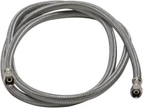 12im72  Inc. Braided Stainless Steel Ice Maker Connector Water Line With Dual 1/4- Inch
