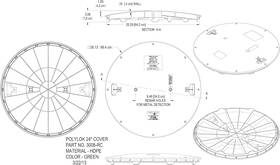 3008-rc Inc. 24 Inch Septic Tank Cover/lid Pn 3008-rc Inc. 24 Inch Septic Tank Cover/lid Pn